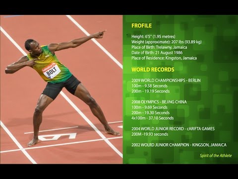 Usain Bolt 2004 World Junior Records - 2002 World Junior Champions