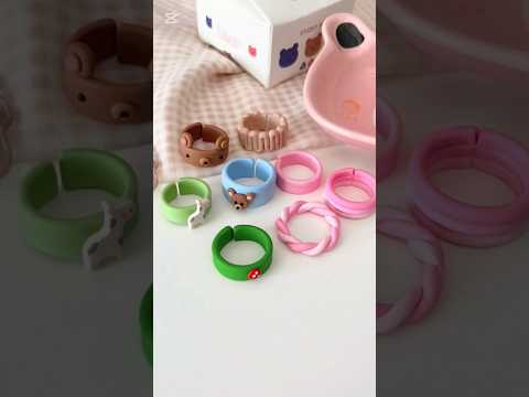 DIY Super Light Clay ring💍| Easy Clay Craft Ideas #Shorts #artisthere70.