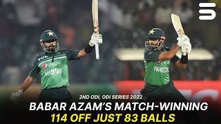 Babar Azam’s Match-Winning 114 Off Just 83 Balls | Pak vs Aus | 2nd ODI | ODI Series 2022 | MR1H