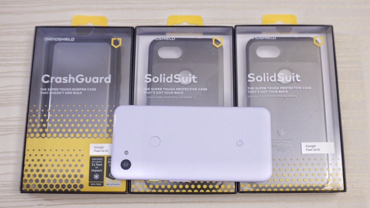 Rhinoshield Cases for the Google Pixel 3a XL!