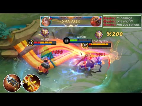 SMOOTH SAVAGE!! | BEST LANCELOT BUILD TO COUNTER STRONG META HEROES IN HIGH RANK! (TOTALLY DISASTER)