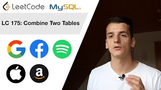 YouTube video 'LeetCode 175: Combine Two Tables [SQL]'