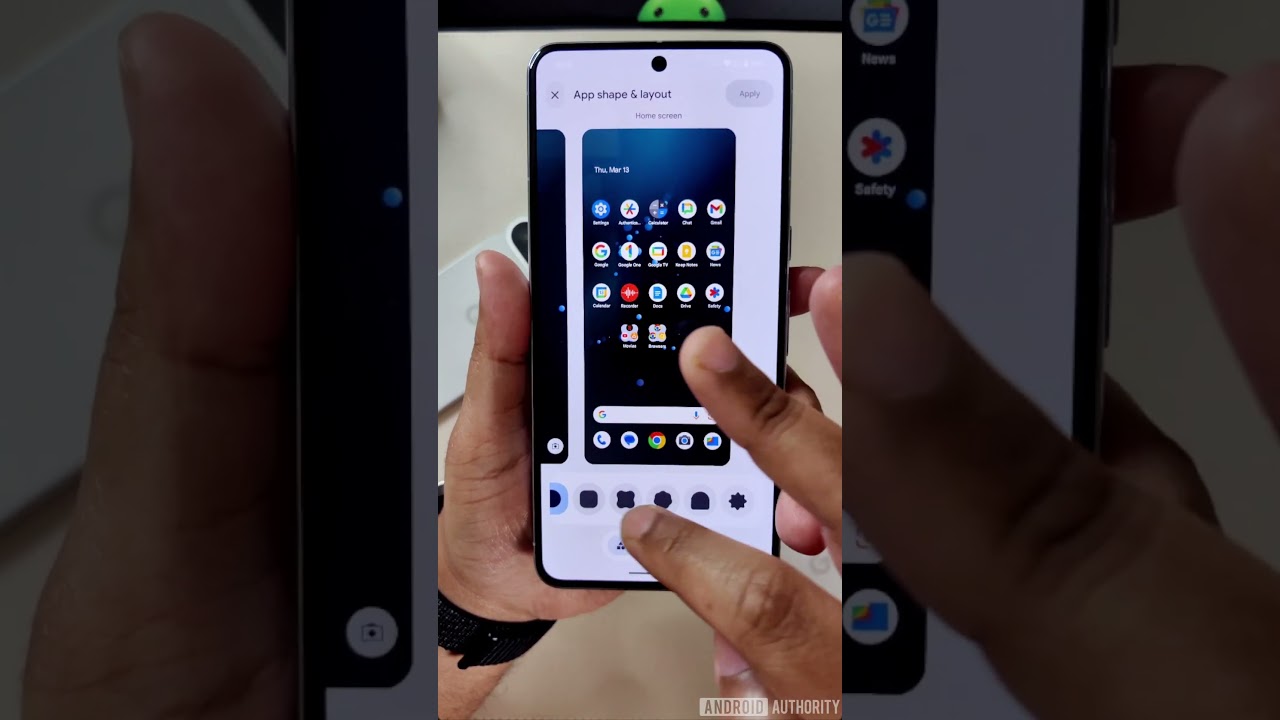FIRST LOOK: Customize your icon shapes in Android 16! #android16 #android