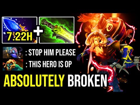 ABSOLUTELY BROKEN!!! Cancer Mid Scepter Clinkz Hunt Down Huskar Like a Creep DotA 2