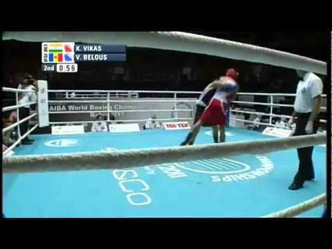 Welter (69kg) QF - Vikas Krishan (IND) VS Belous Vasili (MDA) -2011 AIBA World Champs