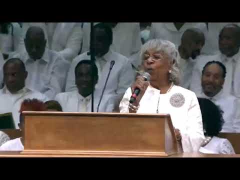 Reverend Clay Evans Funeral: Vernon Oliver Price sings