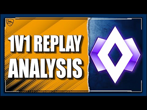 Flakes Coaches A Champ 1 // Rocket League 1v1 Replay Analysis