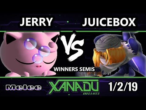 S@X 283 SSBM - Jerry (Jigglypuff) Vs. Juicebox (Sheik) Smash Melee Winners Semis