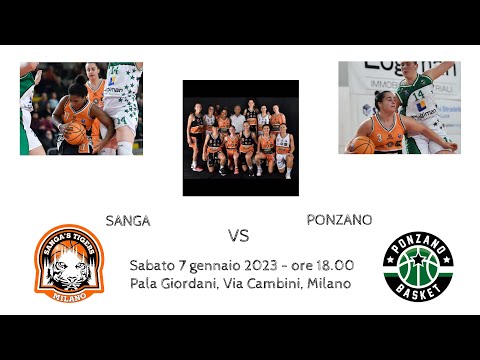 Il Ponte Casa D'Aste - GBC - SANGA Milano  VS Posaclima Ponzano  -  07 gennaio 2023