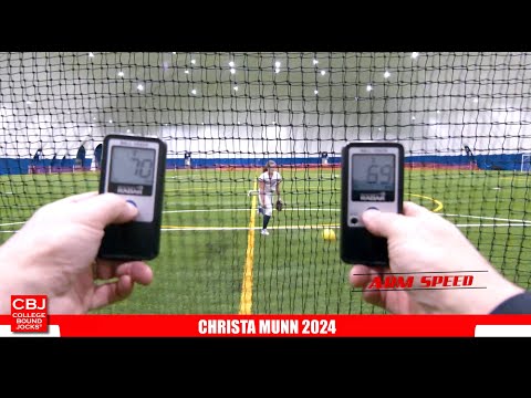 Christa Munn 2024 Catcher/Corner Softball Skills Video