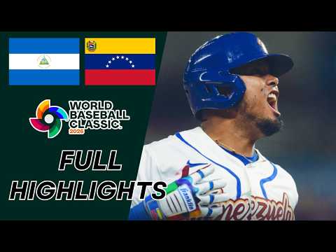 니카라과 vs 베네수엘라 경기 요약 | 2026 월드 베이스볼 클래식 | WBC D조 서스펜스!
