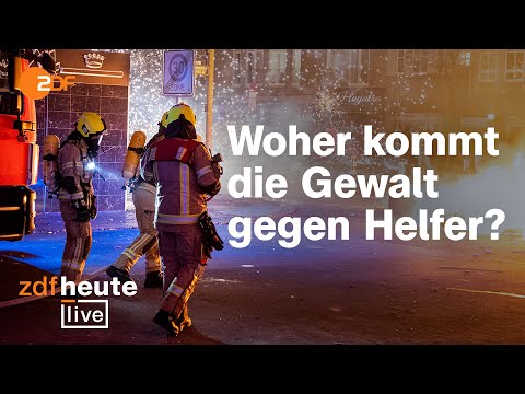 Attacks on police, firefighters and paramedics on New Year's Eve | ZDFheute live