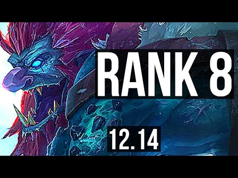TRUNDLE vs TARIC (JNG) | 10/1/9, Rank 8, Legendary | TR Challenger | 12.14