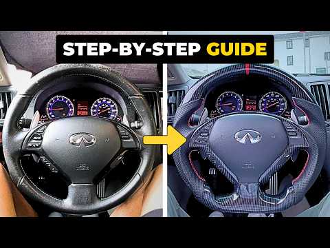 How To Install Carbon Fiber Steering Wheel G37 G35 370Z 350Z (Infiniti Nissan Upgrade Guide)