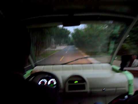 Driving down the bamboo forest in Yixing