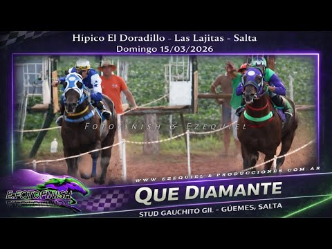 1°Q DIAMANTE  2°BUKELE Club Hipico El Doradillo-Las Lajitas-Salta Dom 15 Marzo 2026