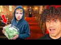KID STEALS FROM CHURCH
