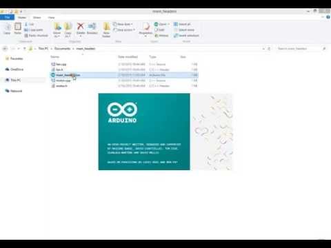 Arduino:  Header files tutorial 60 seconds