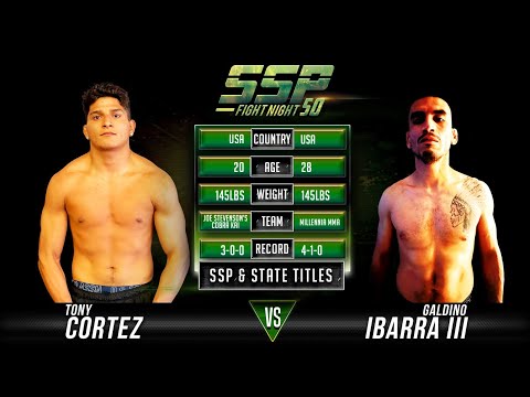 Tony Cortez vs Galdino Ibarra - SSP 50