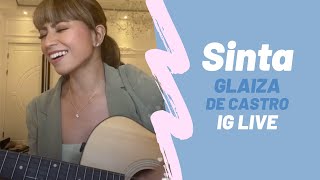 Sinta | Glaiza De Castro IG live jam sesh on the set of False Positive