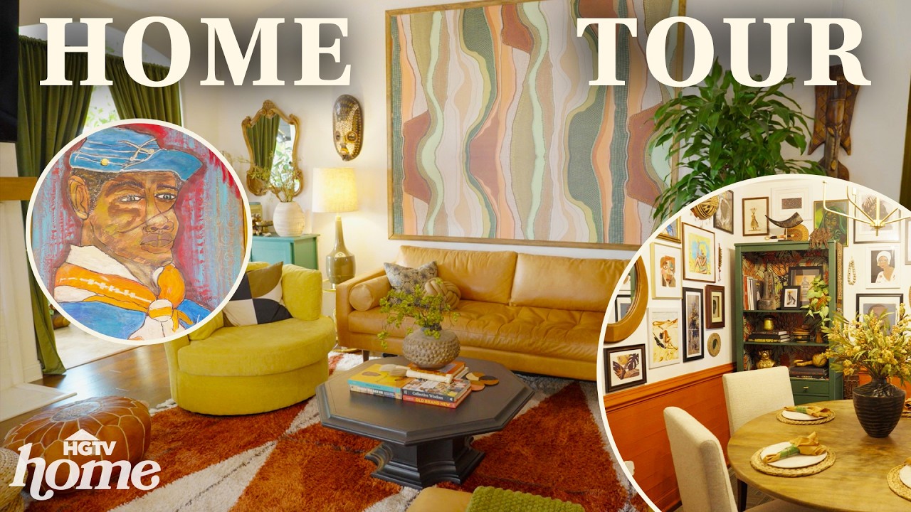 Inside an Art-Filled Virginia Home Layered With Color, Culture & Soul | HGTV Home Tours