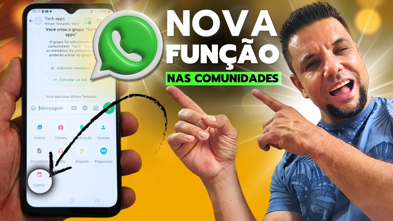 NOVA FUNÇÃO CHEGOU NO GRUPO DAS COMUNIDADES DO WHATSAPP E VOCÊ NÃO COMEÇOU A USAR