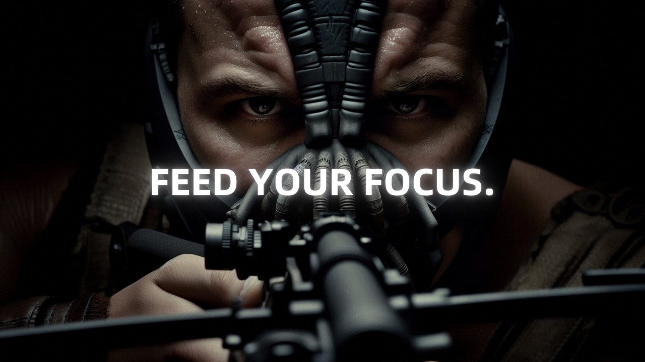 Starve your Distractions - Bane Motivational Speech (Powerful)