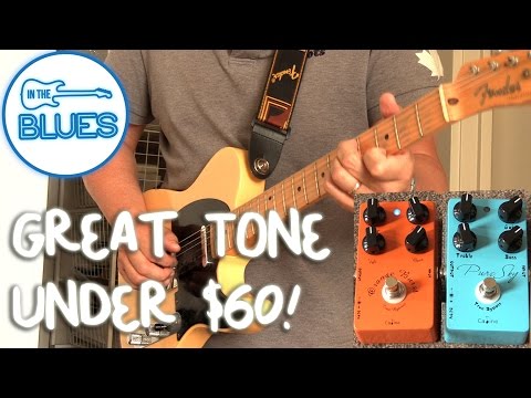 Caline Overdrive Pedal Comparison and Stacked Together