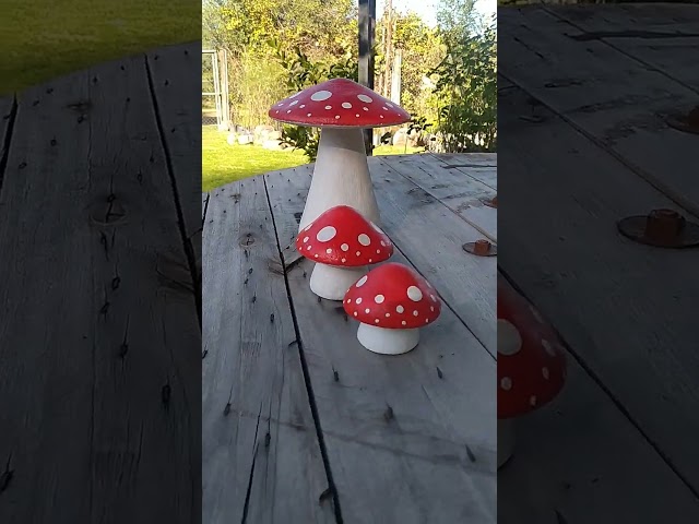 Vídeo relacionado con burkfeeg 2 Piezas Mini Seta Escultura de Setas Artificial de Resina Seta en Miniatura de Decoración para Jardines (3-5cm)