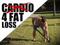 FAST, FUN, & EFFECTIVE HIIT Cardio Routine [Kettlebell + Mace Burpees] | Chandler Marchman