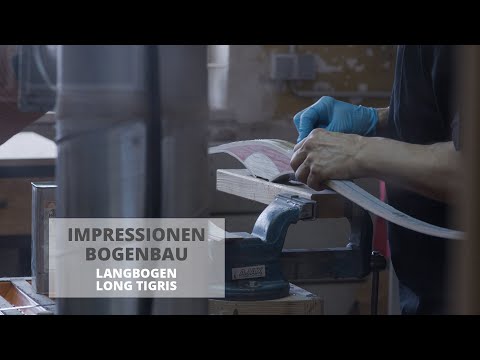 Impressionen aus dem Bogenbau - Long Tigris - BOGENSPORT BEIER