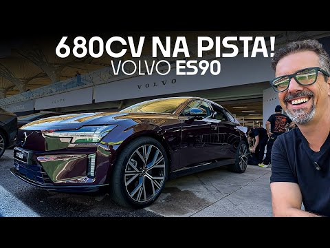 Volvo ES90 de 680 cv e CATERHAM 600 NA PISTA no Festival Interlagos!