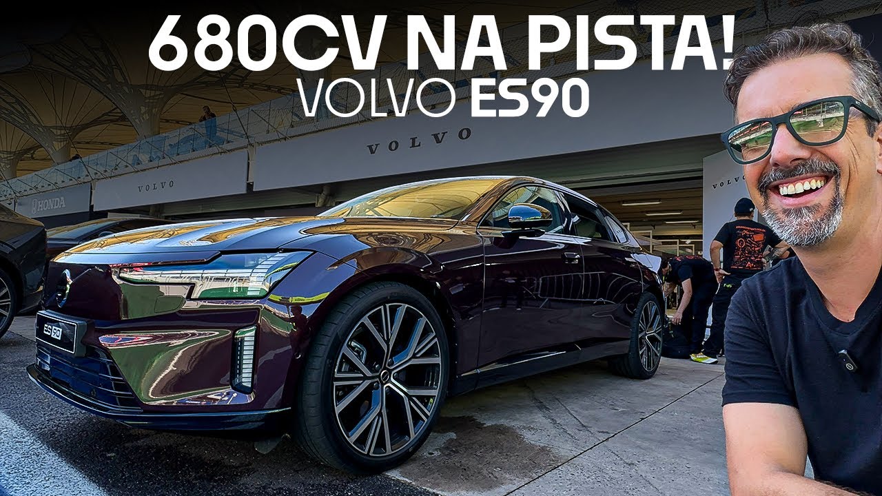 Volvo ES90 de 680 cv e CATERHAM 600 NA PISTA no Festival Interlagos!