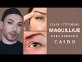 clase tutorial de maquillaje para parpado caídos nivel básico