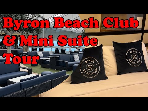 Byron Beach Club & Mini Suite Tour on Carnival Encounter and Carnival Adventure.