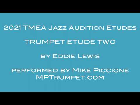 2021 TMEA All State Jazz Trumpet Etude 2