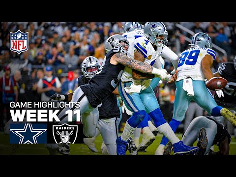 Dallas Cowboys vs Las Vegas Raiders Game Highlights | 2025 NFL Season Week 11