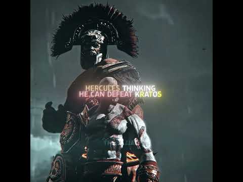 Kratos Faces Off Against Hercules 🥶 [4K] | God of War 3 #shorts