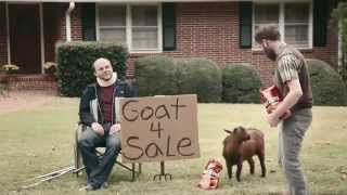 Anything comedically surreal gets me, and this cutie is no different. Also, the goat is nice.