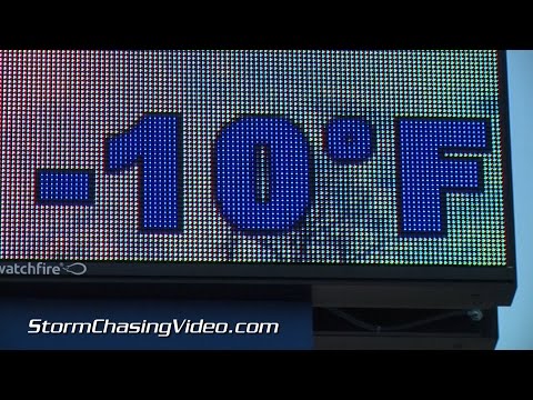 1/12/2015 Minneapolis, MN Sub Zero Morning.