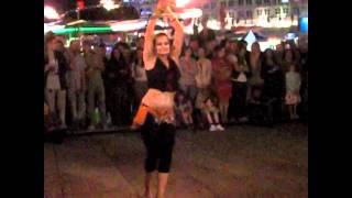 PercuSantos with Didgeridoo & Hula-Hoop artiste @ Berlin lacht