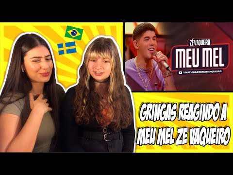 GRINGAS REAGINDO A MEU MEL- ZÉ VAQUEIRO😍🔥🇧🇷🇸🇪