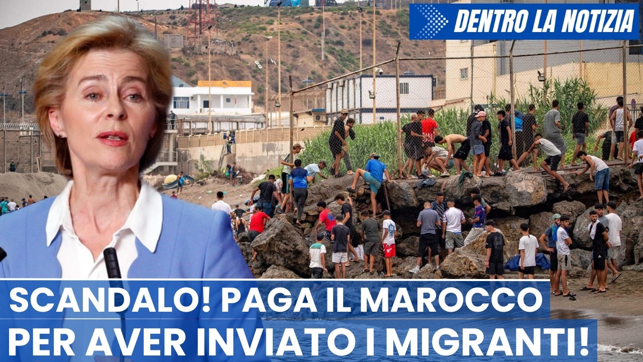 Von der Leyen premia Marocco per invasione Ceuta! Ma gli stati iniziano a ribellarsi all'UE: 3 fatti
