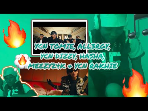 YCN TOMIE, ALL3RGY, YCN DIZZY, HASHA, MEEZY24K & YCN RAKHIE - ធ្មេញមាស Music Video- Reaction