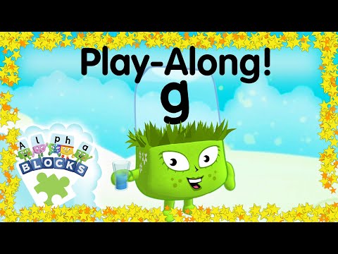 アルファブロック - Gを見つけられるかな？| アルファブロック｜#PlayAlong｜読み方を学ぶ (Alphablocks - Can You Find G? | #PlayAlong | Learn to Read)