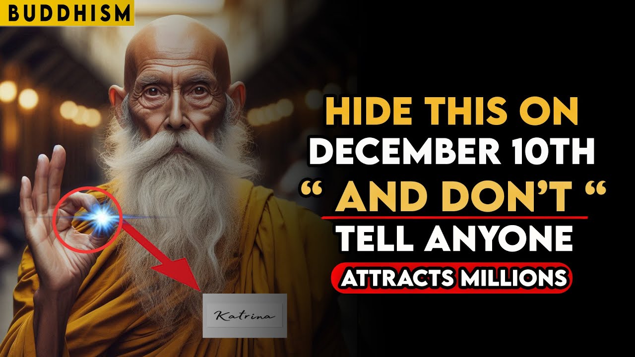 HIDE THIS on Where NO ONE Can See It, your FINANCIAL problems will end | Buddhist Teachings