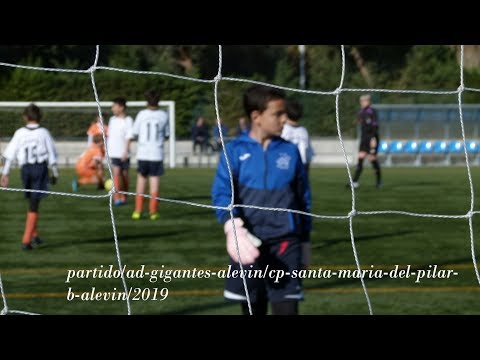 Partido AD Gigantes Alevin CP Santa María del Pilar B Alevin 2019
