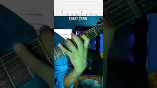 Ozzy Osborne - Crazy Train Guiter Tab Tutorial #ozzyosbourne #music #guitar