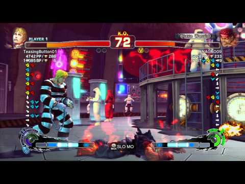 SSF4 AE 2012: TeasingButton01 (Cody) vs Nagao (Evil Ryu) - Xbox Live Ranked Match