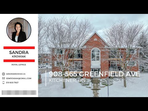 Kitchener Real Estate | 908 - 565 Greenfield Ave | Sandra Krowiak